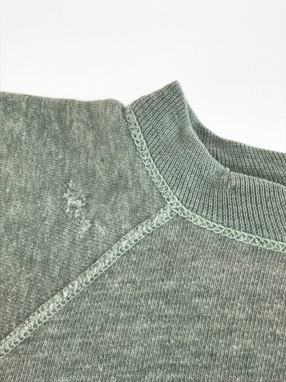 【現状渡し品】【メンズ】 WILLIAMS BROS ウイリアム バロウズ 60's CROSSLAKE MINNESOTAFLOCKING PRINTED RAGLAN SWEATSHIRT 146-251231-rt-12-tag サイズ：表記無し 下記参照 カラー：グレー 万代Net店
