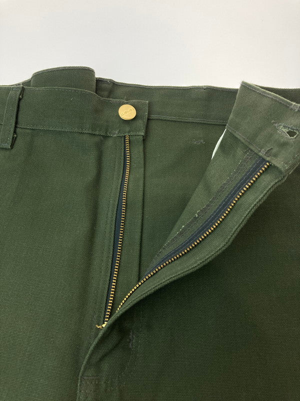 【中古品】【メンズ】 Carhartt カーハート WU1304 星タグ 80S DUCK CARPENTER WORK PANTS MOSSGREEN ボトムス 157-240922-AS-21-min サイズ：サイズ34×34 カラー：カーキ 万代Net店