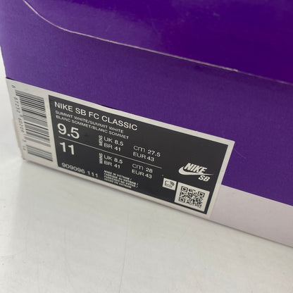 【中古美品】【メンズ】 NIKE ナイキ SB FC クラシック "サミットホワイト” 909096-111 NIKE SB FC CLASSIC"SUMMIT WHITE" 160-260516-nm-03-tei カラー：グレー系 万代Net店
