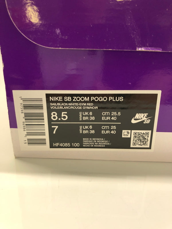 【中古品】【メンズ/レディース】 NIKE SB ナイキエスビー × SKY BROWN スカイ ブラウン HF4085-100 ZOOM POGO PLUS ズーム ポゴ プラス 靴 シューズ ローカットスニーカー 160-260924-AS-39-hon サイズ：25.5cm US8.5 カラー：SAIL/BLACK-WHITE-GYM RED 万代Net店