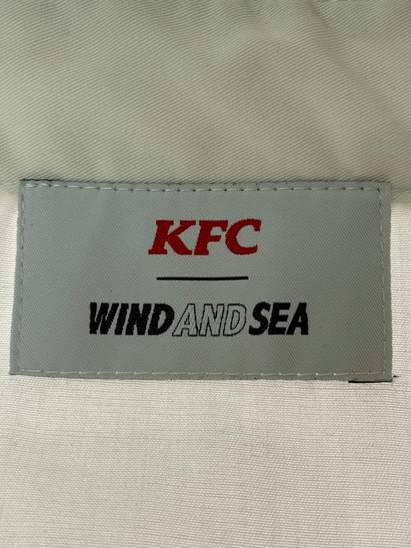 【中古品】【メンズ】  WIND AND SEA×KFC ウィンダンシー WDS-KFC-01 WORK SHIRT ワークシャツ トップス 142-240917-ks-13-min サイズ：L カラー：ホワイト 万代Net店