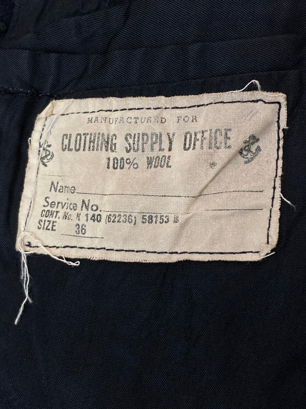 【中古品】【メンズ】  U.S.NAVY ユーエスネイビー 50'S P COAT ピーコート アウター 146-240922-AS-14-min サイズ：サイズ36 カラー：ネイビー 万代Net店