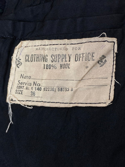 【中古品】【メンズ】  U.S.NAVY ユーエスネイビー 50'S P COAT ピーコート アウター 146-240922-AS-14-min サイズ：サイズ36 カラー：ネイビー 万代Net店