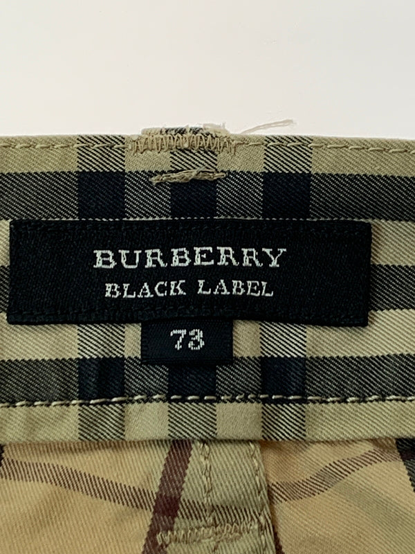 【中古品】【メンズ】 BURBERRY バーバリー BLACK LABEL NOVA CHECK PANTS ブラックレーベル ノヴァチェック パンツ メンズ ボトムス 152-260709-hu-17-min サイズ：73 カラー：ベージュ/ブラック/レッド（チェック） 万代Net店