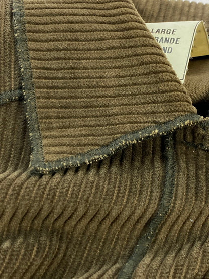 【中古品】【レディース】 HARVE BENARD ハーブバーナード 90S CORDUROY PIPING SHIRT JACKET コーデュロイ ピッピング シャツジャケット 170-250103-me-17-min サイズ：L カラー：ブラウン 万代Net店