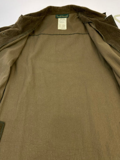 【中古品】【レディース】 HARVE BENARD ハーブバーナード 90S CORDUROY PIPING SHIRT JACKET コーデュロイ ピッピング シャツジャケット 170-250103-me-17-min サイズ：L カラー：ブラウン 万代Net店