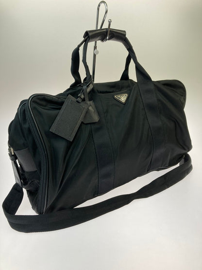 【中古品】【メンズ/レディース】 PRADA プラダ BOSTON BAG ボストンバッグ 鞄 旅行 ナイロン 180-250119-em-05-min カラー：ブラック 万代Net店