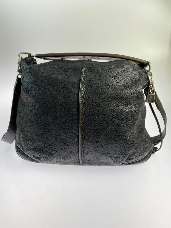 【中古品】【メンズ/レディース】 LOUIS VUITTON ルイ・ヴィトン M94314 AR0143 マヒナ セレネPM 鞄 バック 179-240921-ks-06-min カラー：ブラック 万代Net店