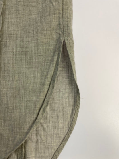 【中古品】【メンズ】 DOCKING SHIRT ドッキングシャツ トップス 長袖シャツ 140-240919-jt-01-min サイズ：1 カラー：グレー 万代Net店