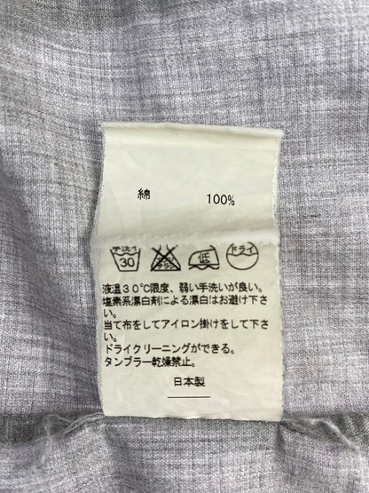 【中古品】【メンズ】 DOCKING SHIRT ドッキングシャツ トップス 長袖シャツ 140-240919-jt-01-min サイズ：1 カラー：グレー 万代Net店