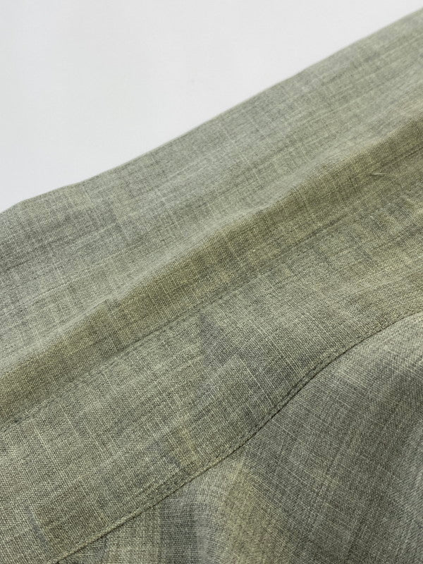 【中古品】【メンズ】 DOCKING SHIRT ドッキングシャツ トップス 長袖シャツ 140-240919-jt-01-min サイズ：1 カラー：グレー 万代Net店