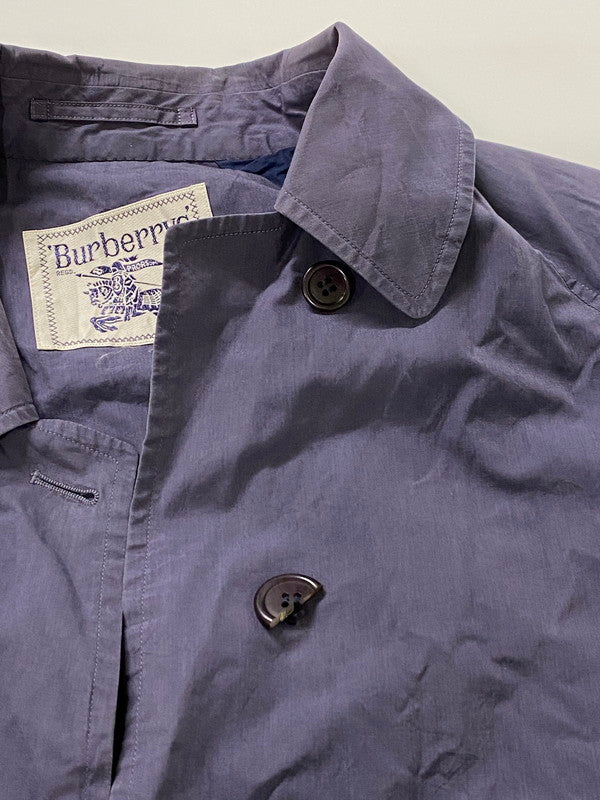 【現状渡し品】【メンズ】 Burberrys バーバリーズ TRENCH COAT トレンチコート アウター 141-240926-yn-28-min カラー：青紫 万代Net店