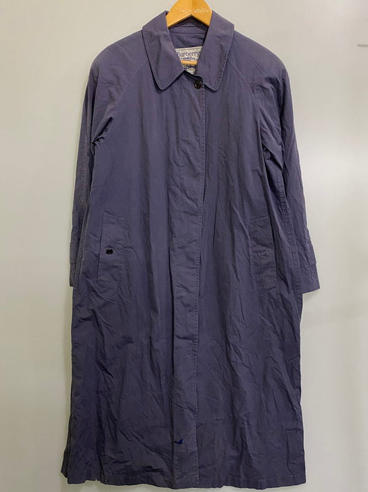 【現状渡し品】【メンズ】 Burberrys バーバリーズ TRENCH COAT トレンチコート アウター 141-240926-yn-28-min カラー：青紫 万代Net店