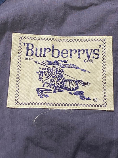 【現状渡し品】【メンズ】 Burberrys バーバリーズ TRENCH COAT トレンチコート アウター 141-240926-yn-28-min カラー：青紫 万代Net店