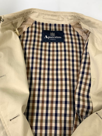 【現状渡し品】【メンズ】 Aquascutum アクアスキュータム  COTTON JACKET コットンジャケット アウター 141-241004-me-15-min サイズ：12 REG カラー：ベージュ 万代Net店