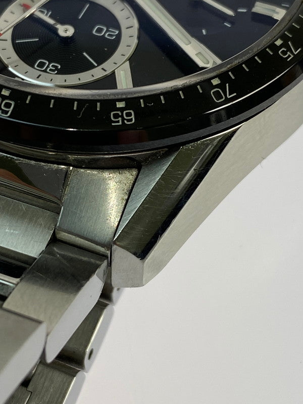 【中古品】【メンズ】 TAG HEUER タグホイヤー CARRERA CALIBRE 16 CBM2110 カレラ 腕時計  195-240920-yn-07-min カラー：ベルト 万代Net店