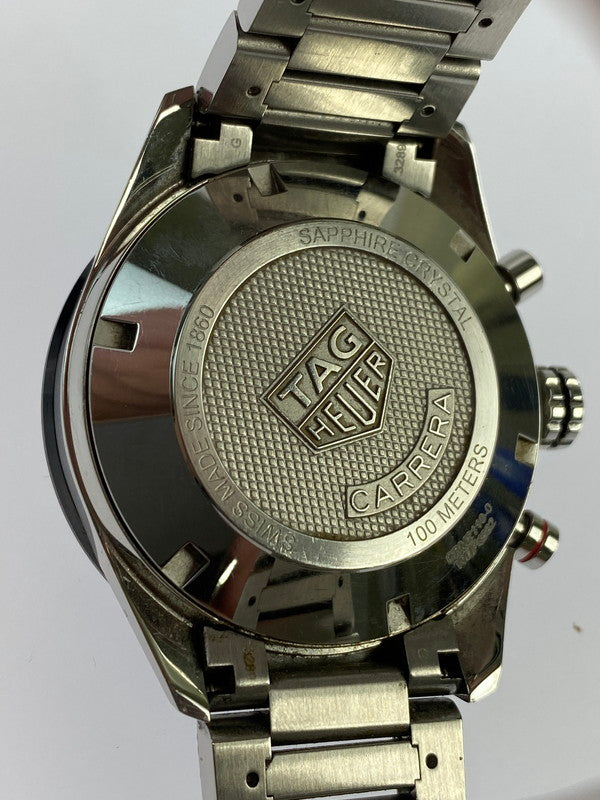 【中古品】【メンズ】 TAG HEUER タグホイヤー CARRERA CALIBRE 16 CBM2110 カレラ 腕時計  195-240920-yn-07-min カラー：ベルト 万代Net店