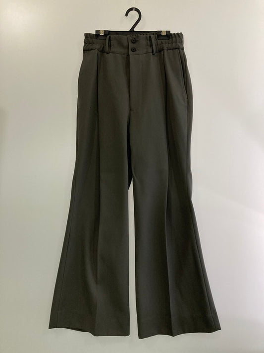 【中古品】【メンズ】  SUBLATIONS サブレーションズ S101425 HEAVY WOOL GABARDINE FLARE EASY TROUSERS ボトムス 151-240922-AS-16-min サイズ：サイズ0 カラー：グレー 万代Net店