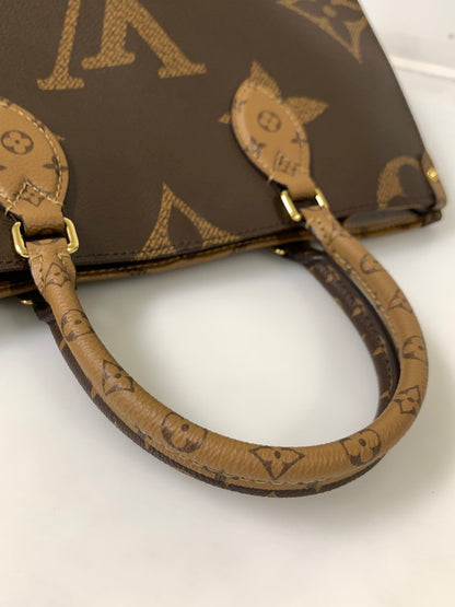 【中古美品】【レディース】 LOUIS VUITTON ルイ・ヴィトン モノグラム ジャイアント オンザゴーMM M45321 ハンドバッグ トートバッグ カバン 179-240920-yn-01-min カラー：ブラウン系 万代Net店