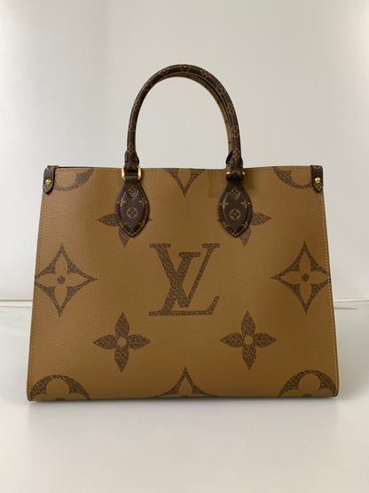 【中古美品】【レディース】 LOUIS VUITTON ルイ・ヴィトン モノグラム ジャイアント オンザゴーMM M45321 ハンドバッグ トートバッグ カバン 179-240920-yn-01-min カラー：ブラウン系 万代Net店