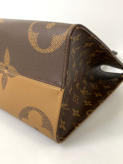 【中古美品】【レディース】 LOUIS VUITTON ルイ・ヴィトン モノグラム ジャイアント オンザゴーMM M45321 ハンドバッグ トートバッグ カバン 179-240920-yn-01-min カラー：ブラウン系 万代Net店