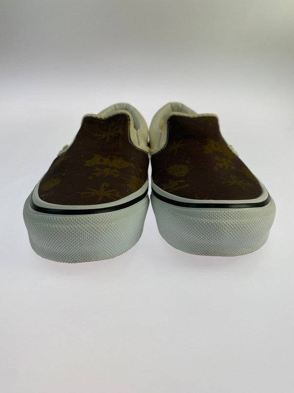 【中古品】【メンズ】  UNDER CONER アンダーカバー × VANS バンズ V98-Z528 01SS ARCHVE MONOGRAM SLIP-ON 靴 シューズ スニーカー SNEAKERS 162-240921-ks-04-min サイズ：27cm カラー：ブラウン系 万代Net店