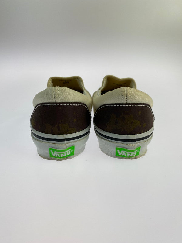 【中古品】【メンズ】  UNDER CONER アンダーカバー × VANS バンズ V98-Z528 01SS ARCHVE MONOGRAM SLIP-ON 靴 シューズ スニーカー SNEAKERS 162-240921-ks-04-min サイズ：27cm カラー：ブラウン系 万代Net店