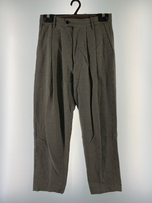 【中古品】【メンズ】  STEIN シュタイン ST.128-2 WIDE TAPERED TROUSERS ワイドテーパードトラウザー パンツ ボトムス 151-240921-ks-12-min サイズ：S カラー：ブラウン系 万代Net店