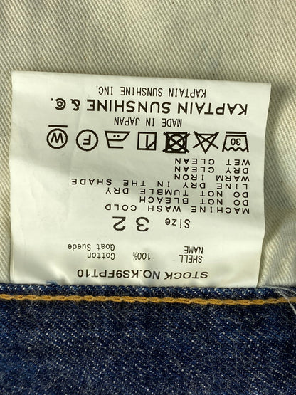 【中古品】【メンズ】  KAPTAIN SUNSHINE キャプテンサンシャイン 52551 DENIM PANT デニムパンツ ボトムス 151-240921-ks-11-min サイズ：32 カラー：インディゴ 万代Net店