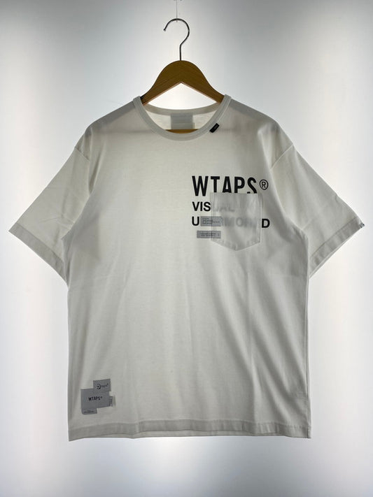 【中古品】【メンズ】 WTAPS ダブルタップス 211ATDT-CSW12 21SS SS COPO INSECT TEE 半袖Tシャツ トップス 142-240923-me-01-min サイズ：02 カラー：ホワイト 白 万代Net店