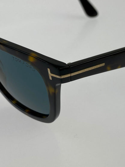 【中古品】TOM FORD トムフォード TF817 DARIOWELLINGTON SUNGLASSES サングラス 203-241005-ab-1-min サイズ：53□21 145 カラー：フレーム：デミ、レンズ：ブルー 万代Net店