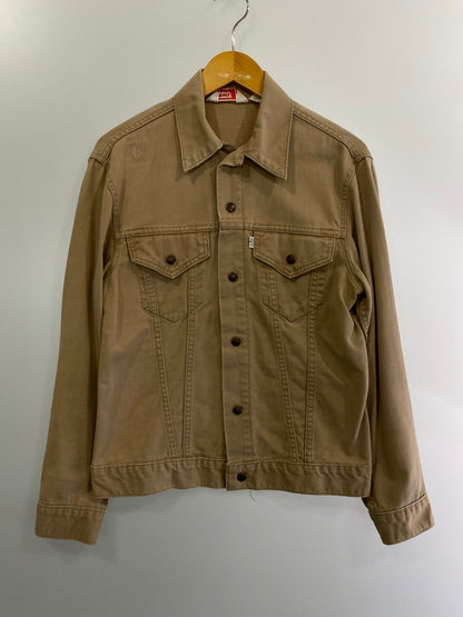 【中古品】【メンズ】 Levi's リーバイス 70's COTTON TRUCKER JACKET 70505-4023 コットン トラッカージャケット ライトアウター 146-240925-yn-10-min サイズ：38 カラー：ベージュ系 万代Net店