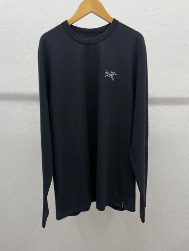 【中古品】【メンズ】 ARC'TERYX アークテリクス CAPTIVE ARCWORD LONG SLEEVE SHIRT X000006544 長袖Tシャツ 144-241008-NK-1-yok カラー：Black 万代Net店