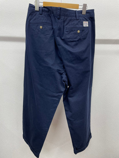 【中古品】【メンズ】 POLO RALPH LAUREN ポロ・ラルフローレン  FOR BEAMS 11-23-1761-770 COTTON TWILL 2-PLEAT BIG CHINO PANTS 151-250108-NK-19-yok カラー：ネイビー系 万代Net店