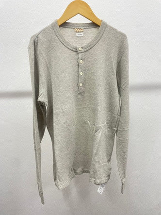 【中古品】【メンズ/レディース】 VISVIM ビズビム 0119205009008 19AW SUBLIG RIBS HENLEY L/S　長袖シャツ 142-241105-NK-4-yok サイズ：3 カラー：グレー系 万代Net店