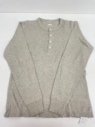 【中古品】【メンズ/レディース】 VISVIM ビズビム 0119205009008 19AW SUBLIG RIBS HENLEY L/S　長袖シャツ 142-241105-NK-4-yok サイズ：3 カラー：グレー系 万代Net店