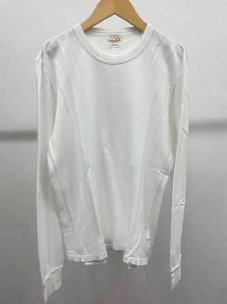 【中古品】【メンズ/レディース】 VISVIM ビズビム 0119205009007 SUBLIG RIBS HENLEY  L/S 長袖Ｔシャツ 142-241105-NK-1-yok サイズ：3 カラー：ホワイト系 万代Net店