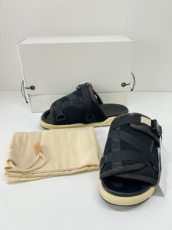 【中古美品】【メンズ】 visvim ビズビム CHRISTO F.I.L. EXCLUSIVE 0119301001002 クリスト フィル エクスクルージブ サンダル 靴 164-260725-kk-13-hon サイズ：M (26-27cm) カラー：BLACK 万代Net店
