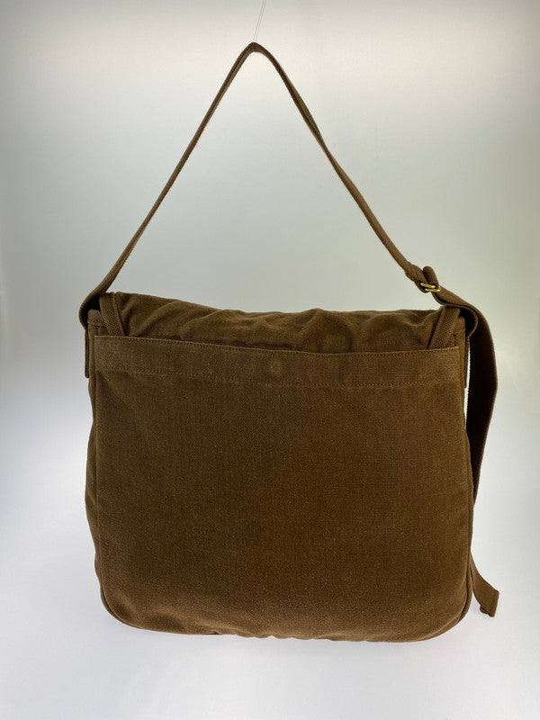 【中古品】【メンズ】  COMOLI コモリ Z01-07002 HEMPDUCK SHOULDER BAG ヘンプダック ショルダーバッグ カバン 鞄 188-240929-ab-13-min サイズ：約50×43.5×15.5cm カラー：ブラウン 万代Net店