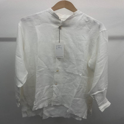 【中古美品】【メンズ】  MAATEE＆SONS MT4103-0605 24SS LINEN ジョーゼット フリンジSHIRTS　シャツ 140-241115-NK-06-yok サイズ：2 カラー：ホワイト系 万代Net店