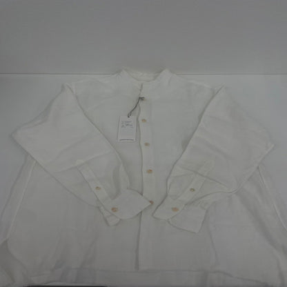 【中古美品】【メンズ】  MAATEE＆SONS MT4103-0605 24SS LINEN ジョーゼット フリンジSHIRTS　シャツ 140-241115-NK-06-yok サイズ：2 カラー：ホワイト系 万代Net店