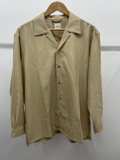 【中古美品】【メンズ】  BISOWN 24SS-BIS-SH04M 24SS SHOSA SHIRT　シャツ 140-250119-NK-10-yok カラー：ベージュ系 万代Net店