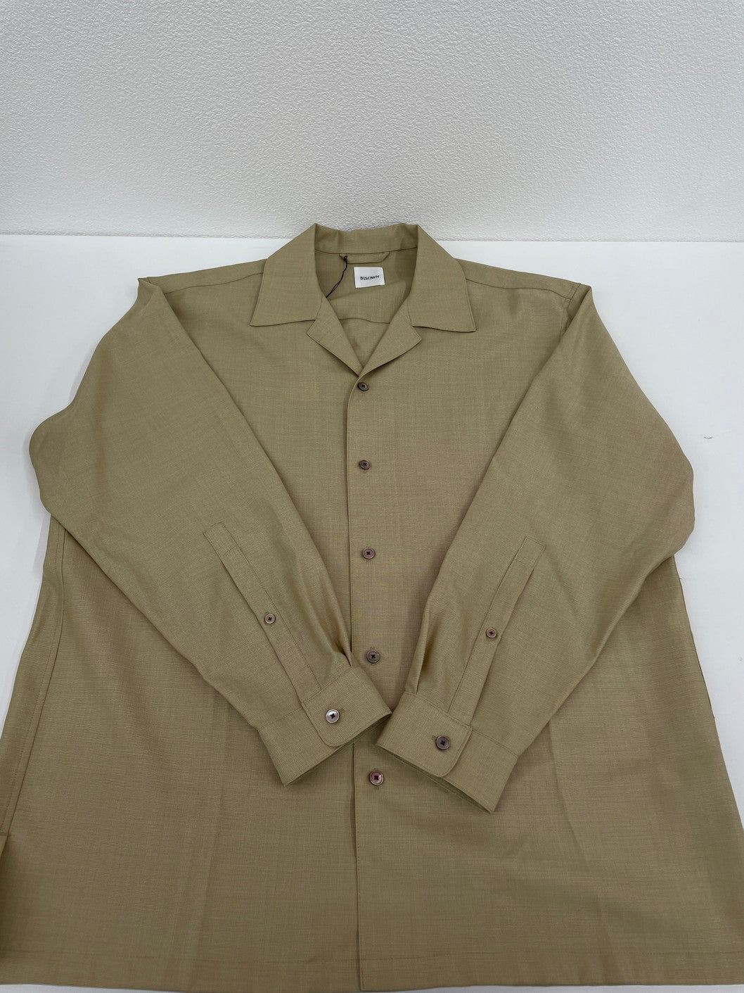 【中古美品】【メンズ】  BISOWN 24SS-BIS-SH04M 24SS SHOSA SHIRT　シャツ 140-250119-NK-10-yok カラー：ベージュ系 万代Net店