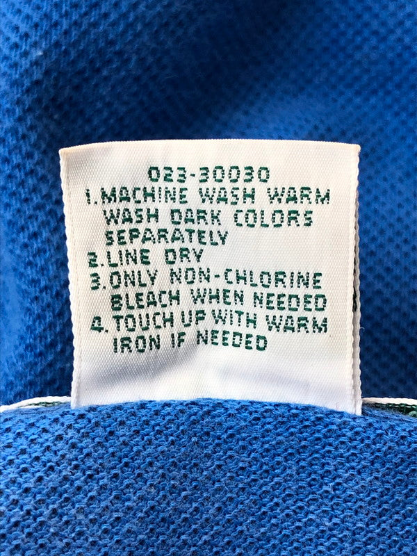 【中古品】【メンズ】 IZOD LACOSTE アイゾッド ラコステ USA製 80S S S POLO SHIRT ポロシャツ 146-260423-zi-26-min サイズ：L カラー：ブルー 万代Net店