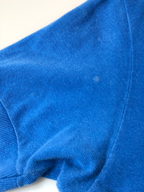 【中古品】【メンズ】 IZOD LACOSTE アイゾッド ラコステ USA製 80S S S POLO SHIRT ポロシャツ 146-260423-zi-26-min サイズ：L カラー：ブルー 万代Net店