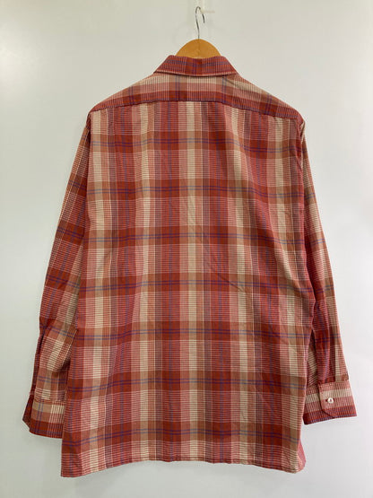 【中古品】【メンズ】  REGATTA STYLE レガッタ 70S CHECK SHIRT チェックシャツ トップス 146-241010-ks-31-min サイズ：不明 カラー：レッド 万代Net店