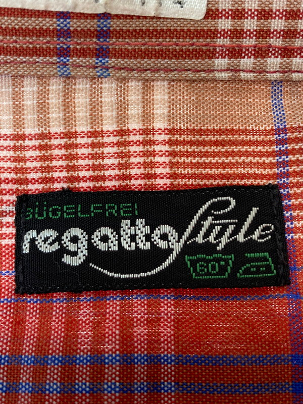 【中古品】【メンズ】  REGATTA STYLE レガッタ 70S CHECK SHIRT チェックシャツ トップス 146-241010-ks-31-min サイズ：不明 カラー：レッド 万代Net店