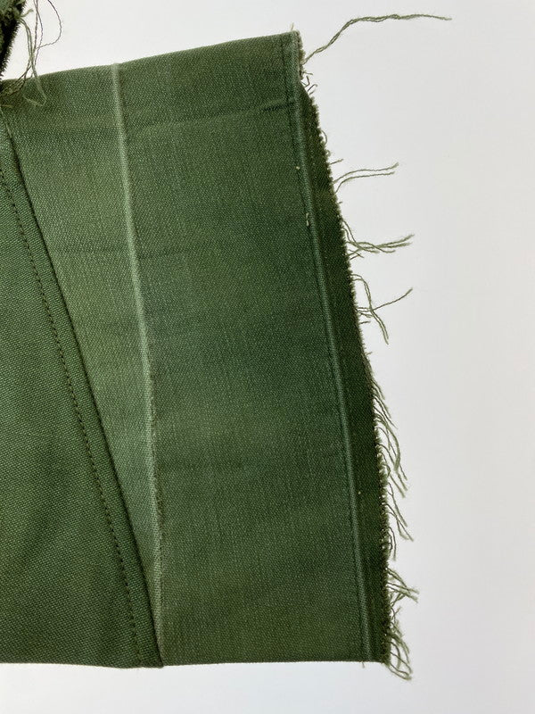 【中古品】【メンズ】 U.S.ARMY ユーエスアーミー CONTRACT.9182 60-70S REMAKE COTTON SATEEN BAKER PANTS ボトムス 157-240925-AS-38-min サイズ：サイズ 30×33 カラー：オリーブ 万代Net店