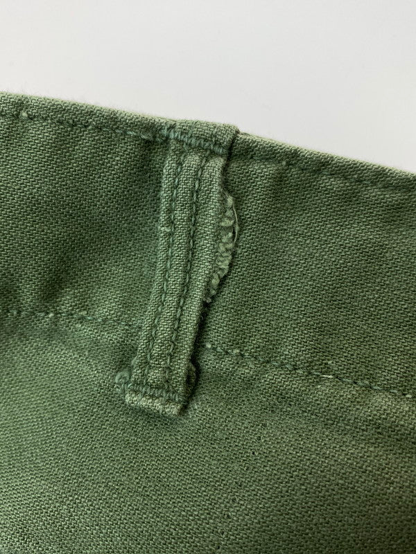 【中古品】【メンズ】 U.S.ARMY ユーエスアーミー CONTRACT.9182 60-70S REMAKE COTTON SATEEN BAKER PANTS ボトムス 157-240925-AS-38-min サイズ：サイズ 30×33 カラー：オリーブ 万代Net店