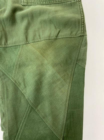 【中古品】【メンズ】 U.S.ARMY ユーエスアーミー CONTRACT.9182 60-70S REMAKE COTTON SATEEN BAKER PANTS ボトムス 157-240925-AS-38-min サイズ：サイズ 30×33 カラー：オリーブ 万代Net店